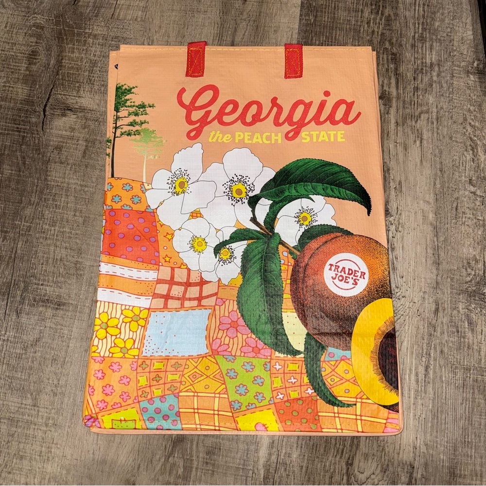 Trader Joe's Georgia Reusable Grocery Tote Bag